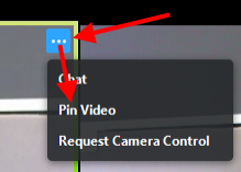 Option to Pin Video